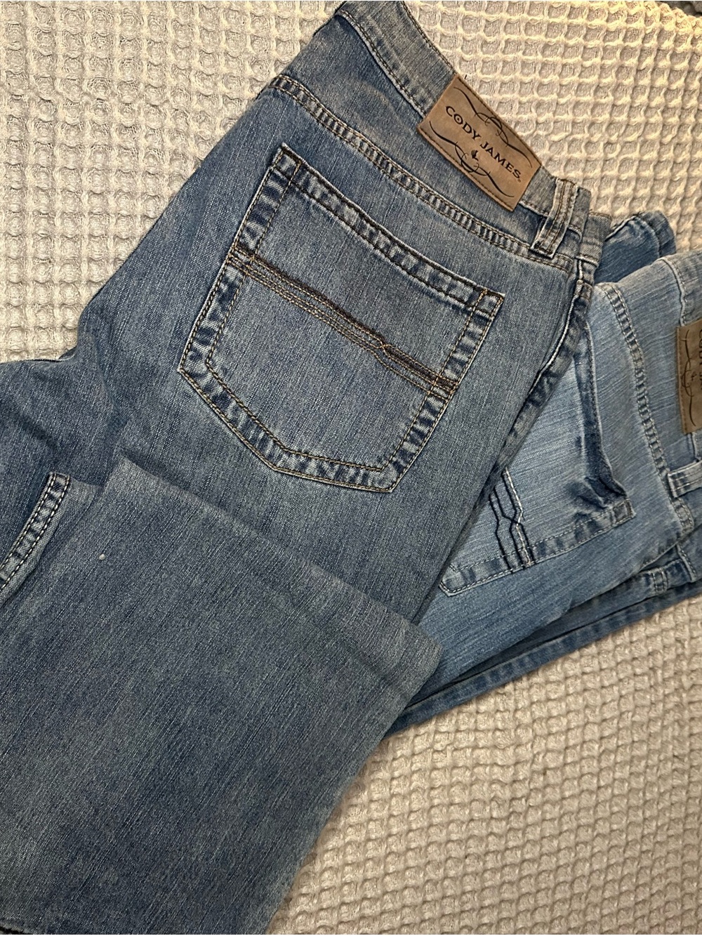 Cody James Light Blue Relaxed Fit Men's Jeans